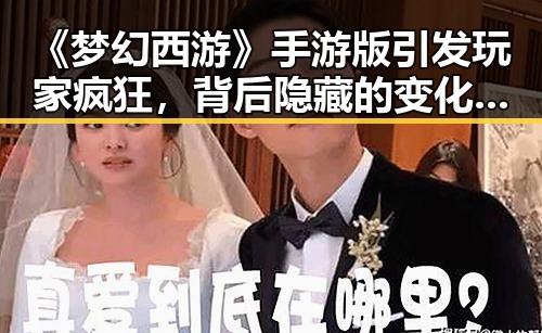 《梦幻西游》手游版引发玩家疯狂，背后隐藏的变化与争议